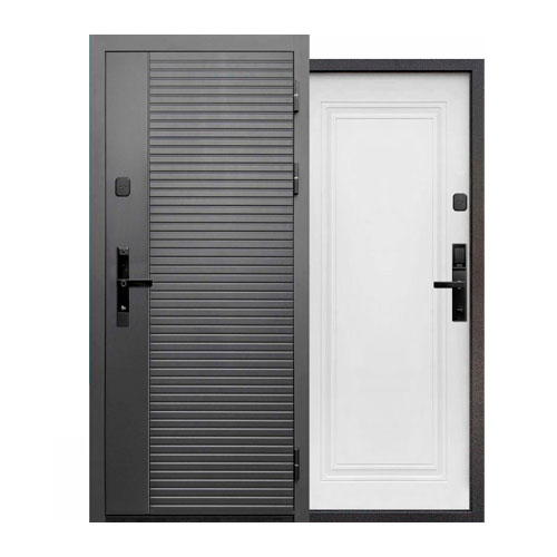Входная, металлическая дверь "Е-ТАЙГА" 10см 2МДФ. Умный замок